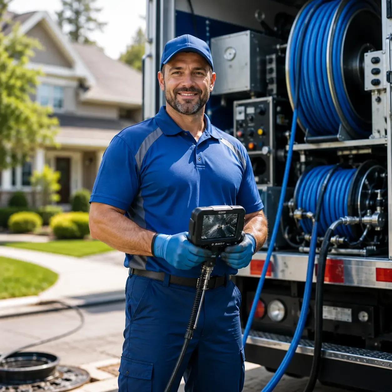 Local outdoor drain cleaning specialists in Au Gres, MI